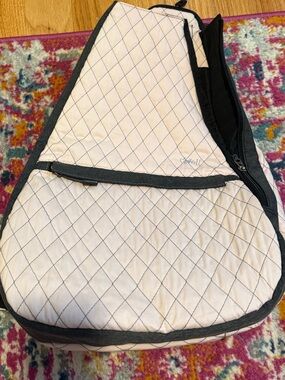 Travel-Ready Quilted Women’s Backpack Bag in Light Pink - Unknown Brand